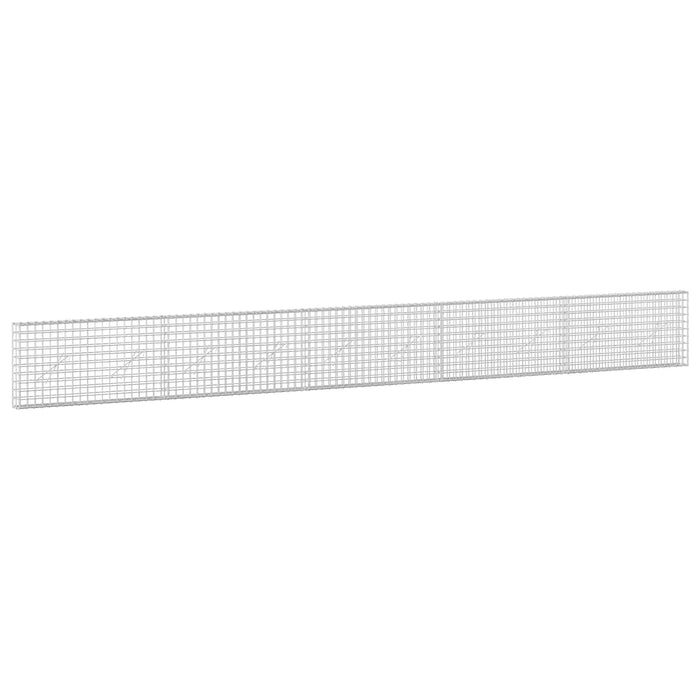 Gabion cu sârmă de 5 mm și plasă de 5x5 cm 500x10x50 cm WALTI