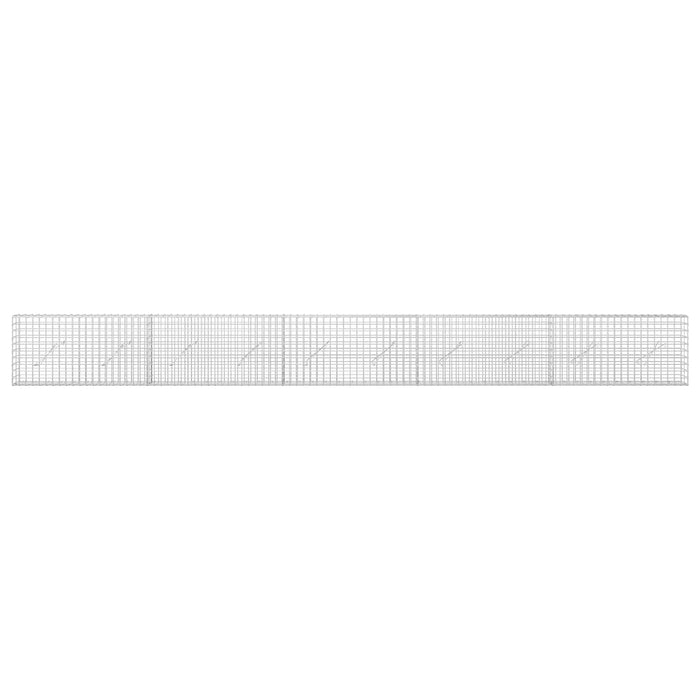 Gabion cu sârmă de 5 mm și plasă de 5x5 cm 500x10x50 cm WALTI