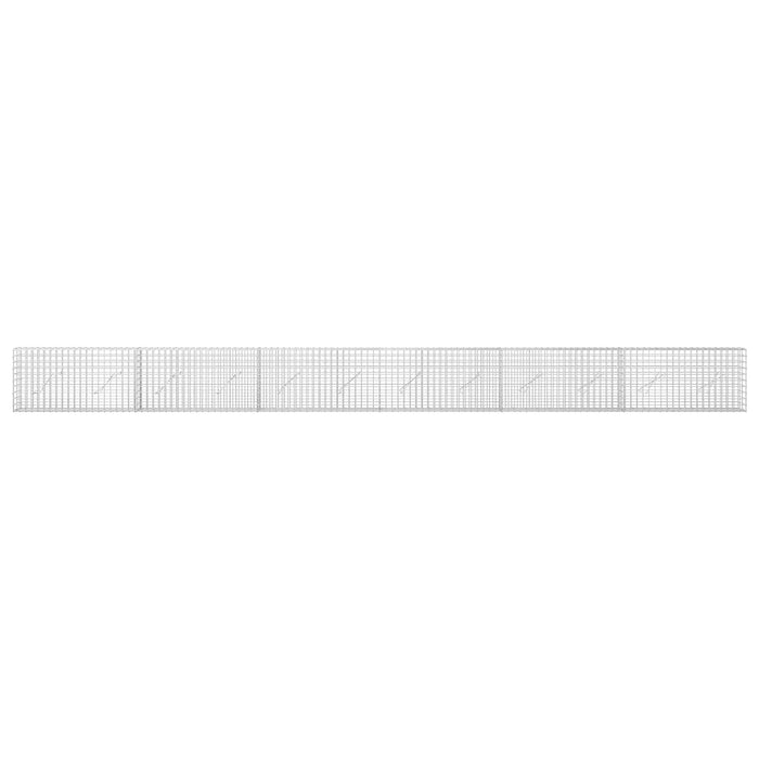 Gabion cu sârmă de 5 mm și plasă de 5x5 cm 600x10x50 cm WALTI