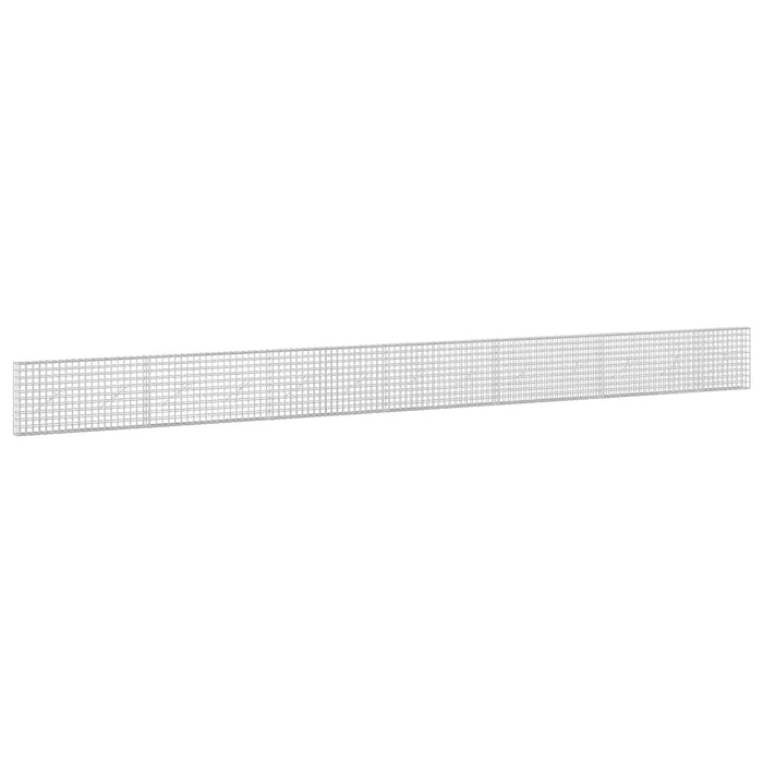 Gabion cu sârmă de 5 mm și plasă de 5x5 cm 650x10x50 cm WALTI