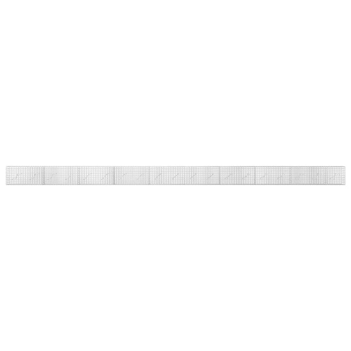 Gabion cu sârmă de 5 mm și plasă de 5x5 cm 950x10x50 cm WALTI