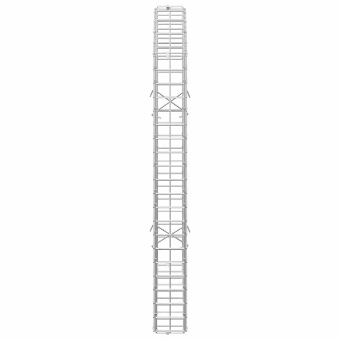 Gabion cu sârmă de 5 mm și plasă de 5x5 cm 50x10x100 cm WALTI