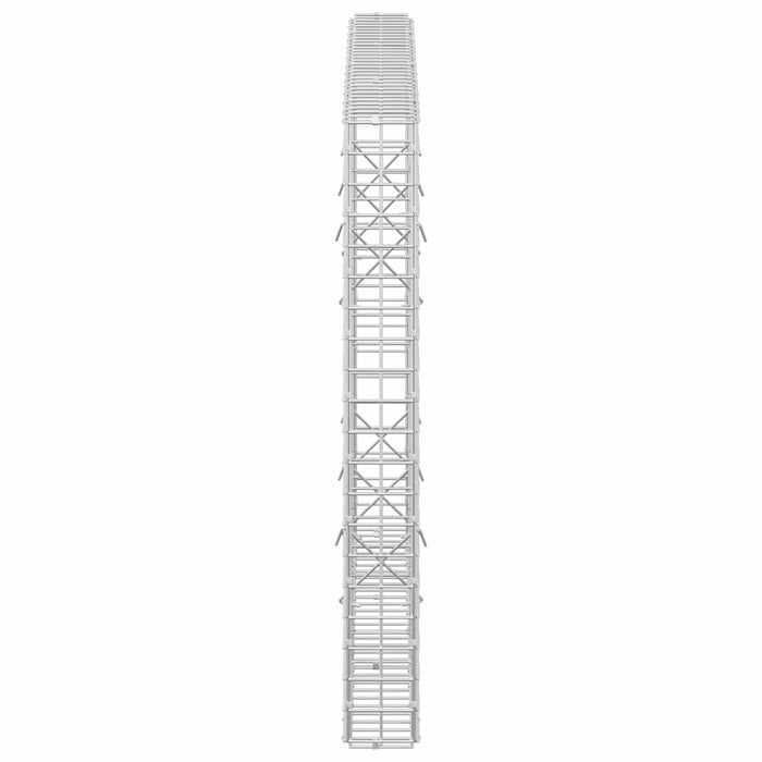 Gabion cu sârmă de 5 mm și plasă de 5x5 cm 150x10x100 cm WALTI