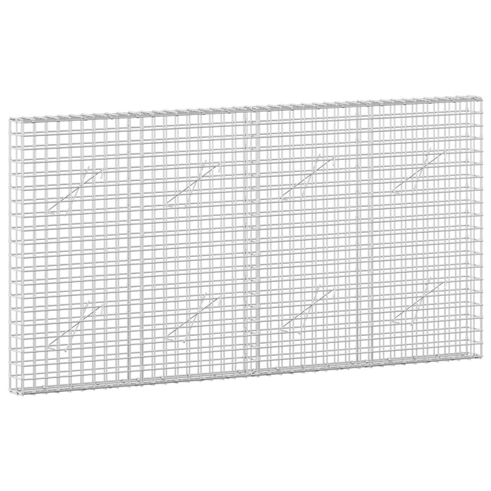 Gabion cu sârmă de 5 mm și plasă de 5x5 cm 200x10x100 cm WALTI