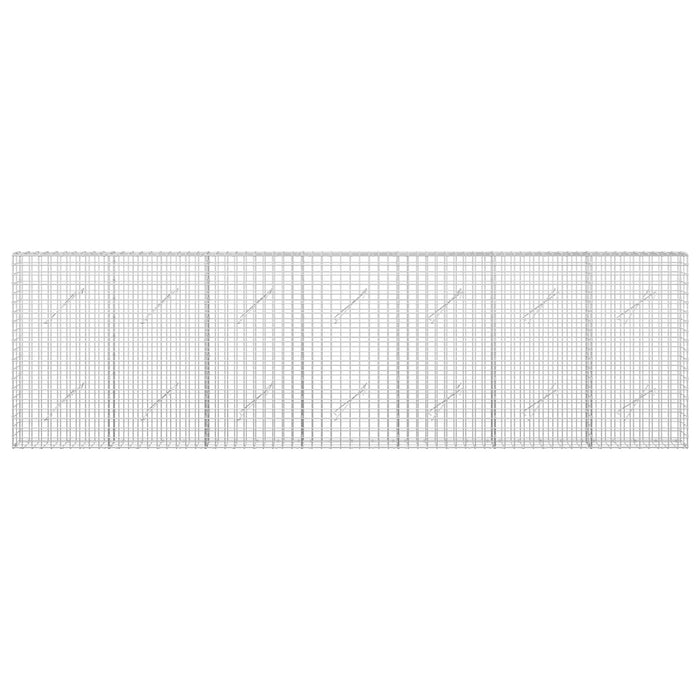 Gabion cu sârmă de 5 mm și plasă de 5x5 cm 350x10x100 cm WALTI
