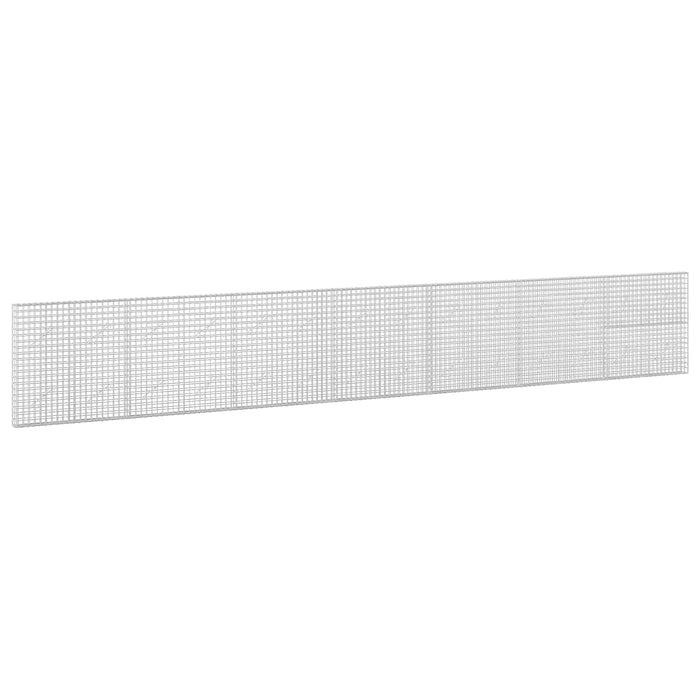 Gabion cu sârmă de 5 mm și plasă de 5x5 cm 700x10x100 cm WALTI