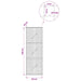 Gabion cu sârmă de 5 mm și plasă de 5x5 cm 50x10x150 cm - WALTI WALTI