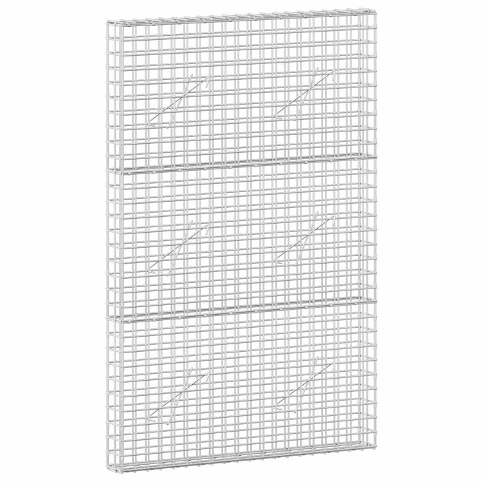 Gabion cu sârmă de 5 mm și plasă de 5x5 cm 100x10x150 cm WALTI