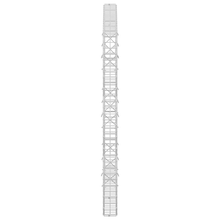 Gabion cu sârmă de 5 mm și plasă de 5x5 cm 150x10x150 cm WALTI