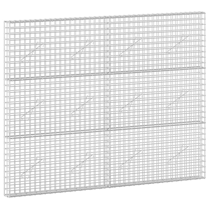 Gabion cu sârmă de 5 mm și plasă de 5x5 cm 200x10x150 cm WALTI