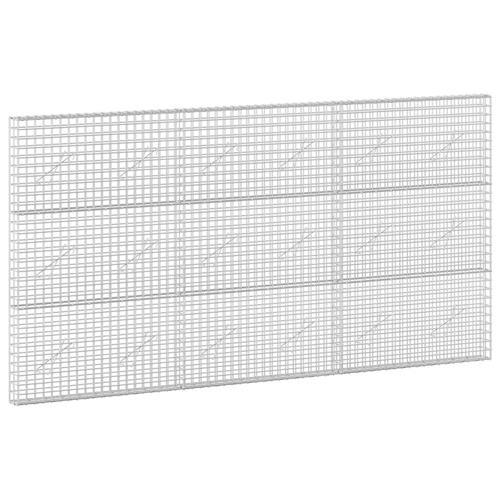 Gabion cu sârmă de 5 mm și plasă de 5x5 cm 300x10x150 cm WALTI