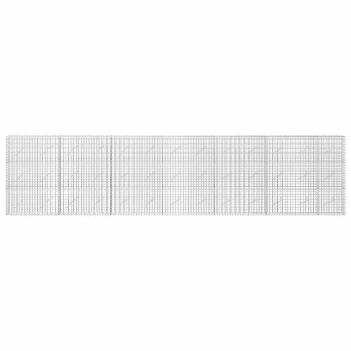 Gabion cu sârmă de 5 mm și plasă de 5x5 cm 650x10x150 cm WALTI