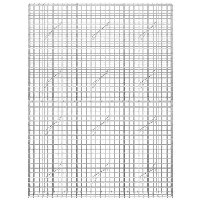 Gabion cu sârmă de 5 mm și plasă de 5x5 cm 150x10x200 cm WALTI