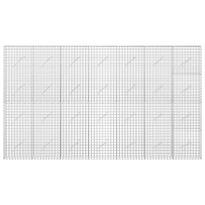 Gabion cu sârmă de 5 mm și plasă de 5x5 cm 350x10x200 cm WALTI