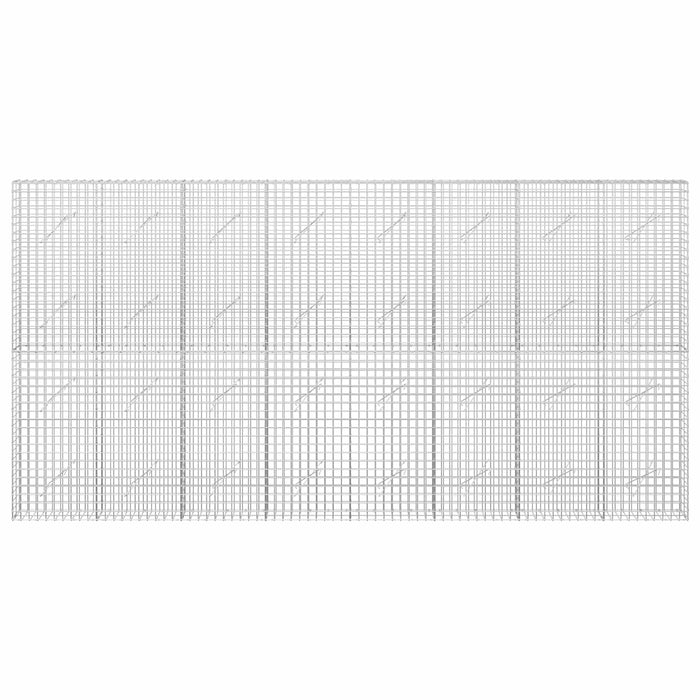 Gabion cu sârmă de 5 mm și plasă de 5x5 cm 400x10x200 cm WALTI