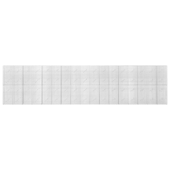 Gabion cu sârmă de 5 mm și plasă de 5x5 cm 850x10x200 cm WALTI
