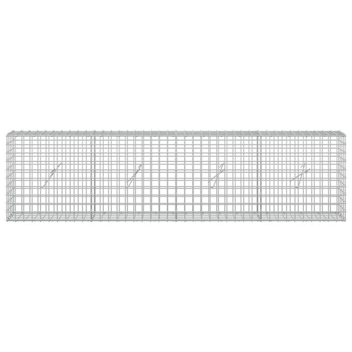 Gabion cu sârmă de 5 mm și plasă de 5x5 cm 200x20x50 cm WALTI