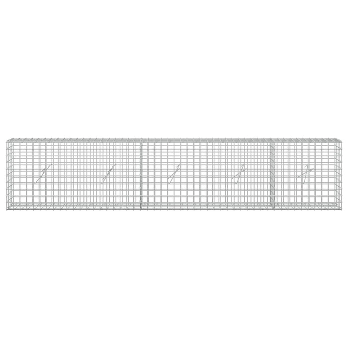 Gabion cu sârmă de 5 mm și plasă de 5x5 cm 250x20x50 cm WALTI