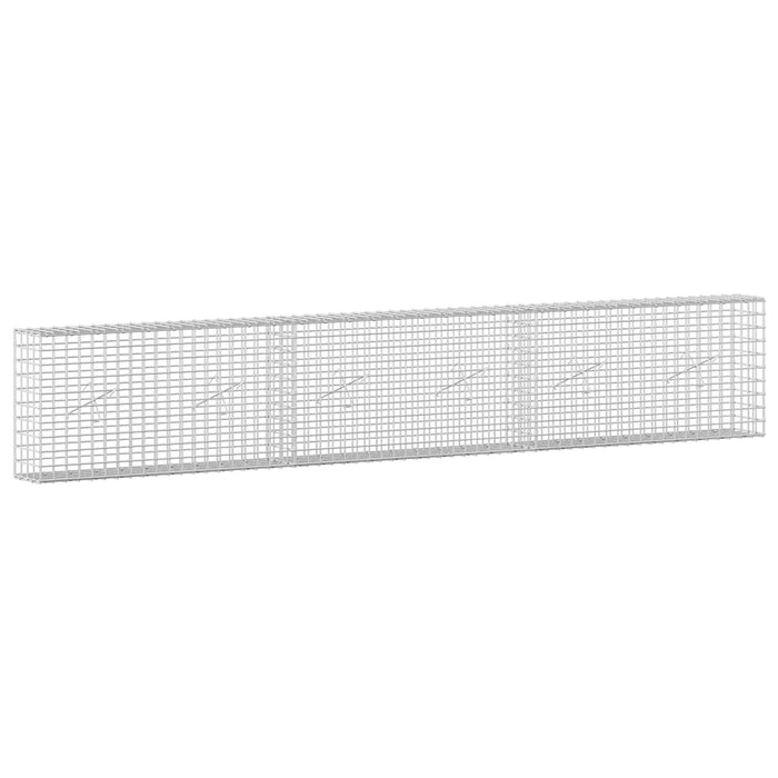 Gabion cu sârmă de 5 mm și plasă de 5x5 cm 300x20x50 cm WALTI