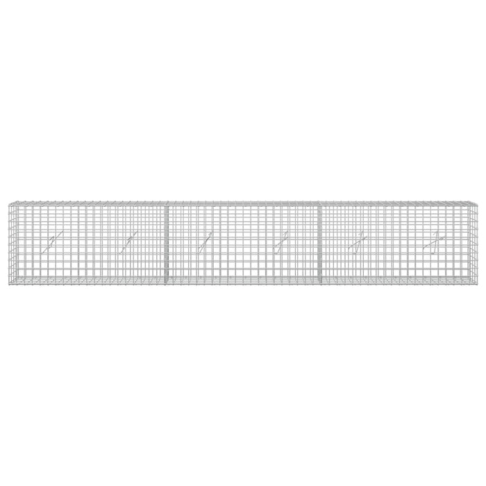 Gabion cu sârmă de 5 mm și plasă de 5x5 cm 300x20x50 cm WALTI