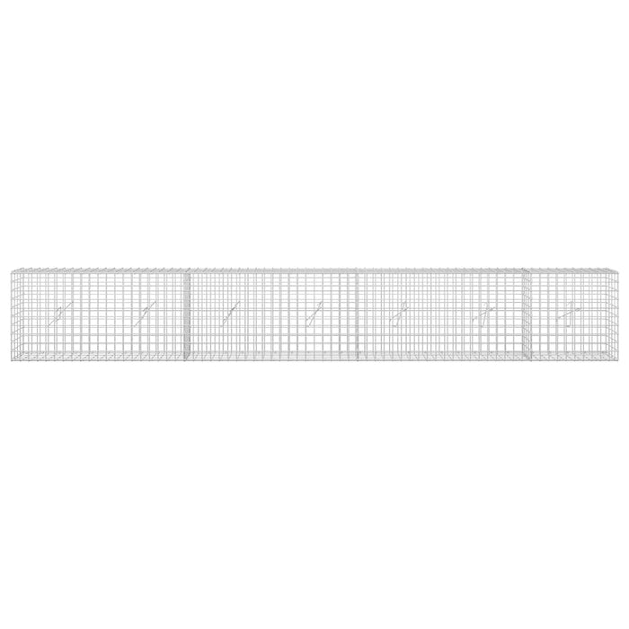 Gabion cu sârmă de 5 mm și plasă de 5x5 cm 350x20x50 cm - WALTI WALTI
