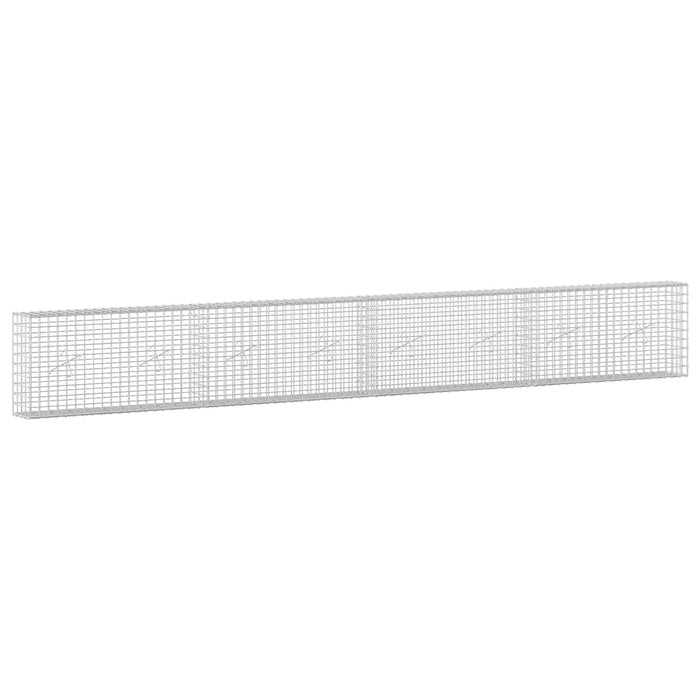 Gabion cu sârmă de 5 mm și plasă de 5x5 cm 400x20x50 cm WALTI