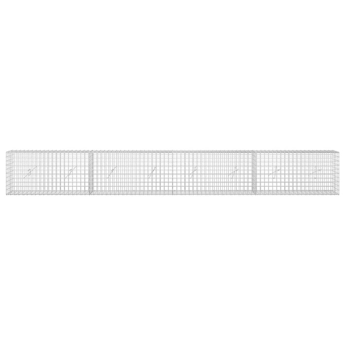 Gabion cu sârmă de 5 mm și plasă de 5x5 cm 400x20x50 cm WALTI