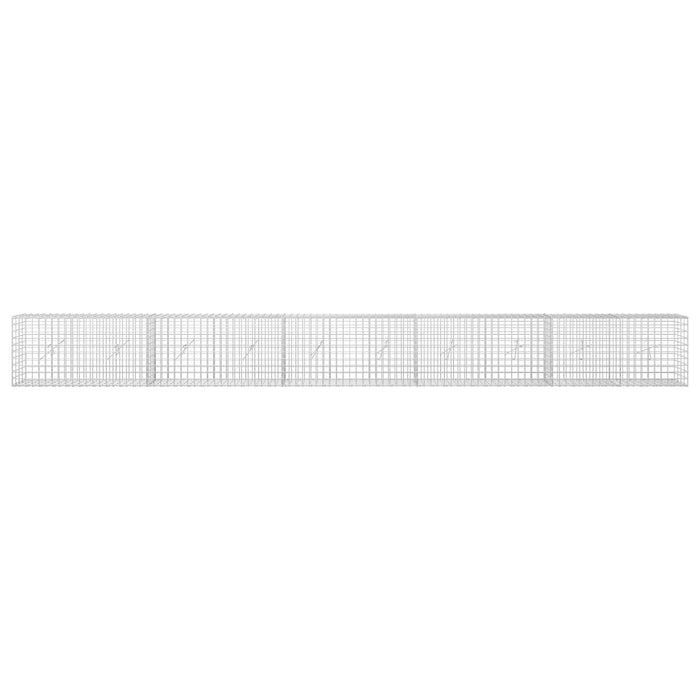 Gabion cu sârmă de 5 mm și plasă de 5x5 cm 500x20x50 cm WALTI