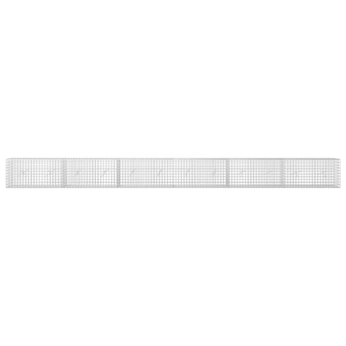 Gabion cu sârmă de 5 mm și plasă de 5x5 cm 600x20x50 cm WALTI