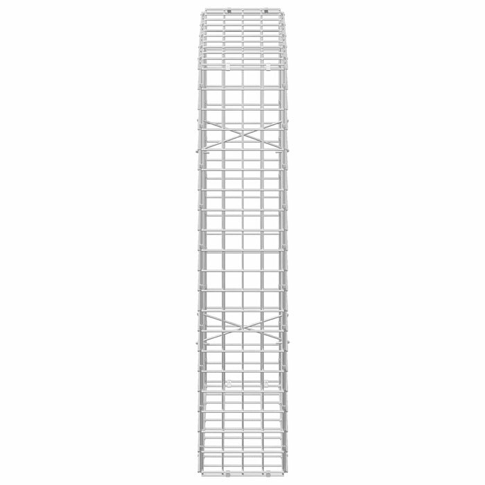Gabion cu sârmă de 5 mm și plasă de 5x5 cm 50x20x100 cm WALTI