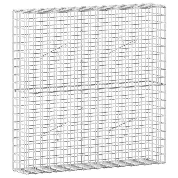 Gabion cu sârmă de 5 mm și plasă de 5x5 cm 100x20x100 cm WALTI