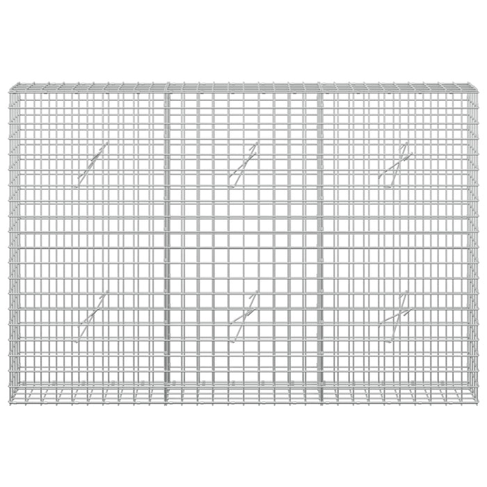 Gabion cu sârmă de 5 mm și plasă de 5x5 cm 150x20x100 cm WALTI