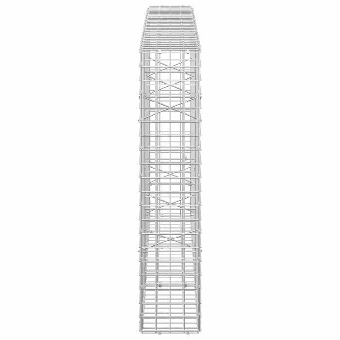 Gabion cu sârmă de 5 mm și plasă de 5x5 cm 150x20x100 cm WALTI