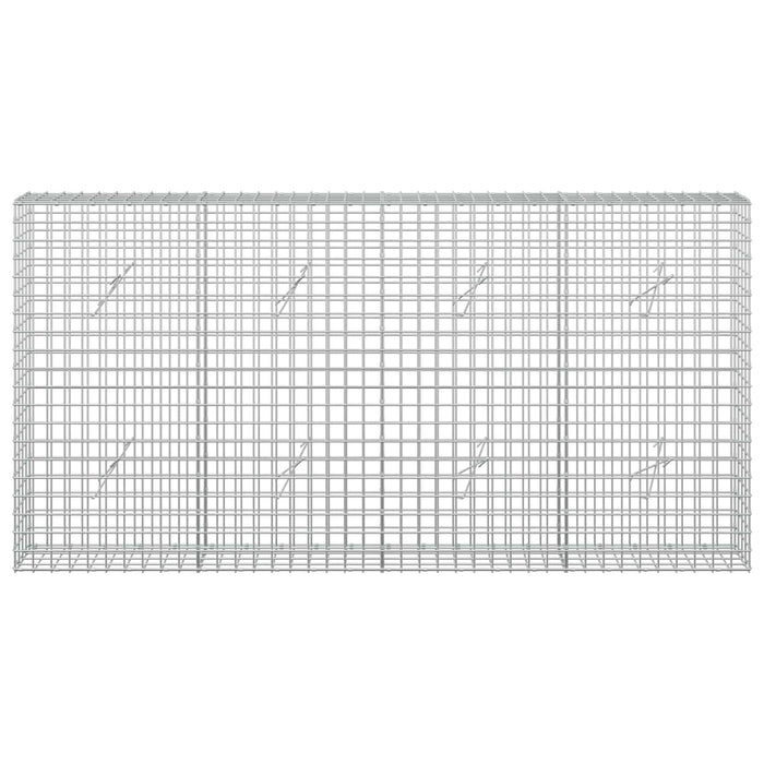 Gabion cu sârmă de 5 mm și plasă de 5x5 cm 200x20x100 cm WALTI