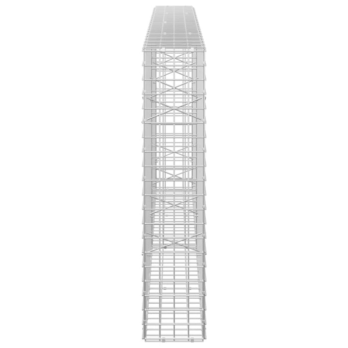 Gabion cu sârmă de 5 mm și plasă de 5x5 cm 200x20x100 cm WALTI