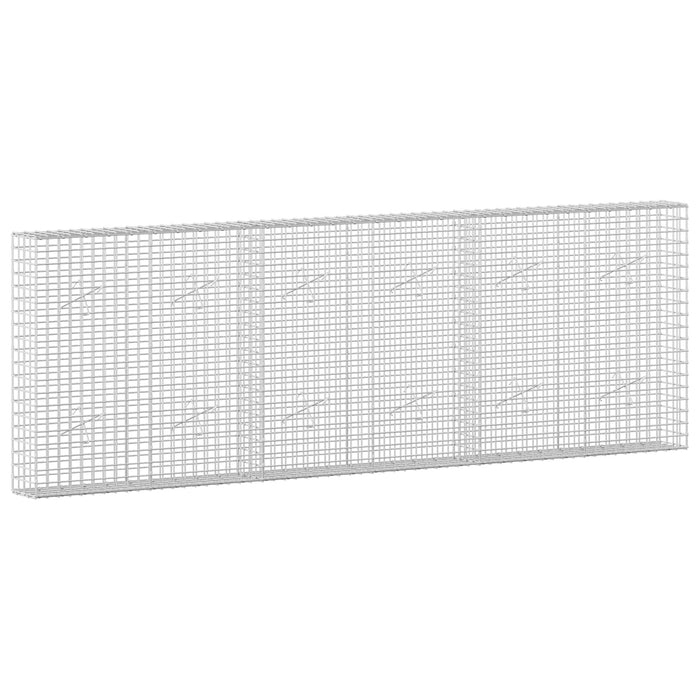 Gabion cu sârmă de 5 mm și plasă de 5x5 cm 300x20x100 cm WALTI