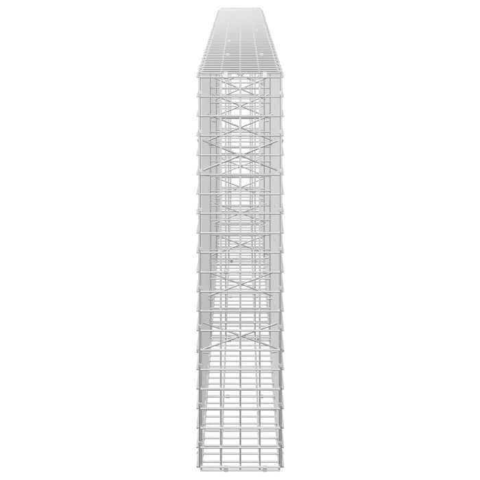 Gabion cu sârmă de 5 mm și plasă de 5x5 cm 300x20x100 cm WALTI