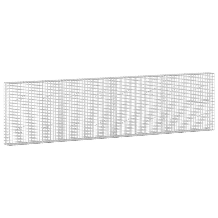 Gabion cu sârmă de 5 mm și plasă de 5x5 cm 400x20x100 cm WALTI