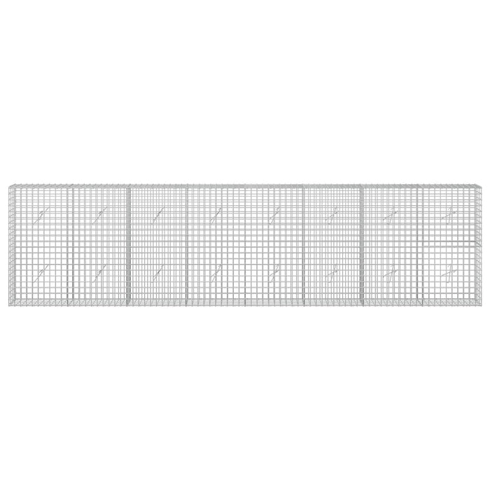 Gabion cu sârmă de 5 mm și plasă de 5x5 cm 400x20x100 cm WALTI