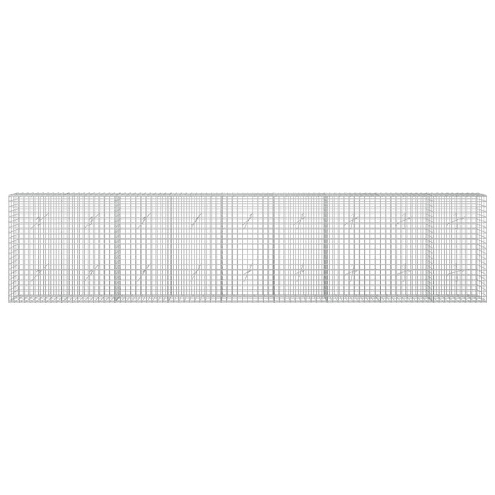Gabion cu sârmă de 5 mm și plasă de 5x5 cm 450x20x100 cm WALTI