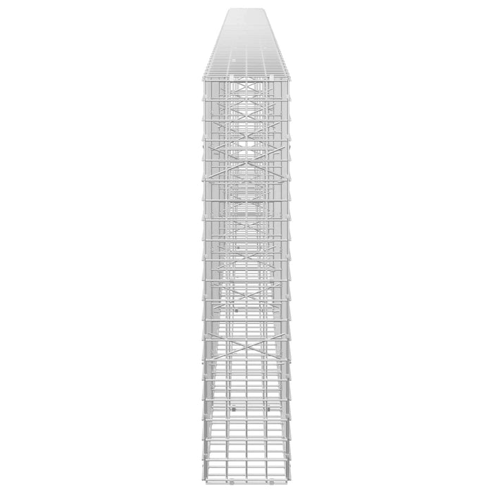 Gabion cu sârmă de 5 mm și plasă de 5x5 cm 450x20x100 cm WALTI