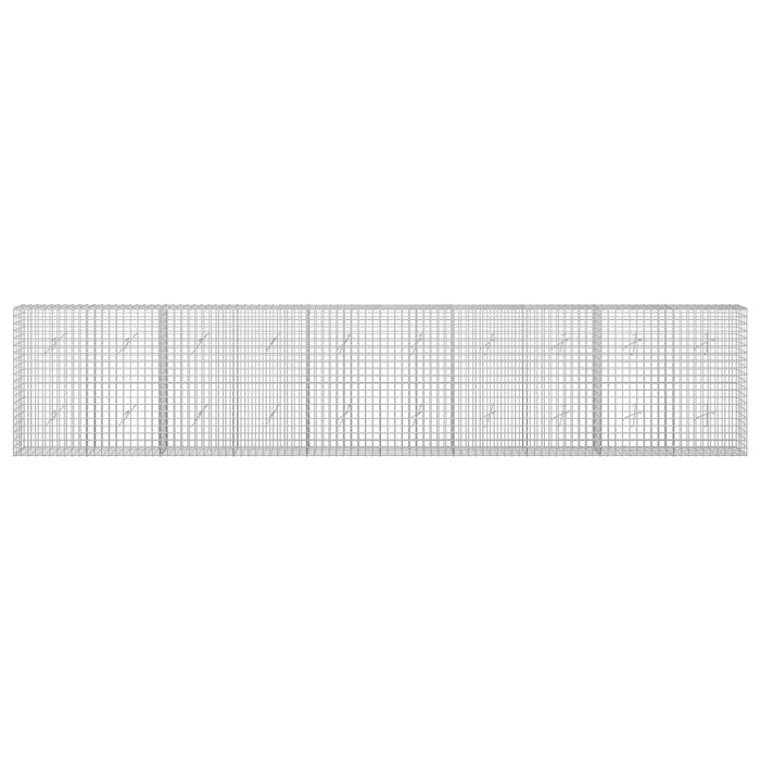 Gabion cu sârmă de 5 mm și plasă de 5x5 cm 500x20x100 cm WALTI