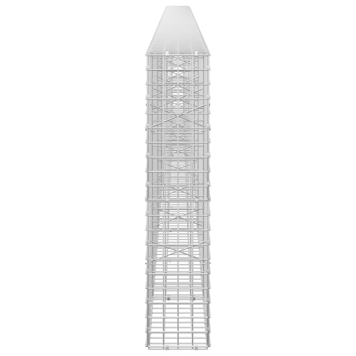 Gabion cu sârmă de 5 mm și plasă de 5x5 cm 550x20x100 cm WALTI