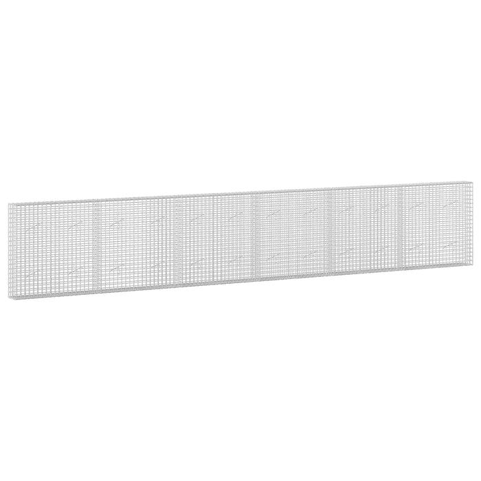 Gabion cu sârmă de 5 mm și plasă de 5x5 cm 600x20x100 cm WALTI