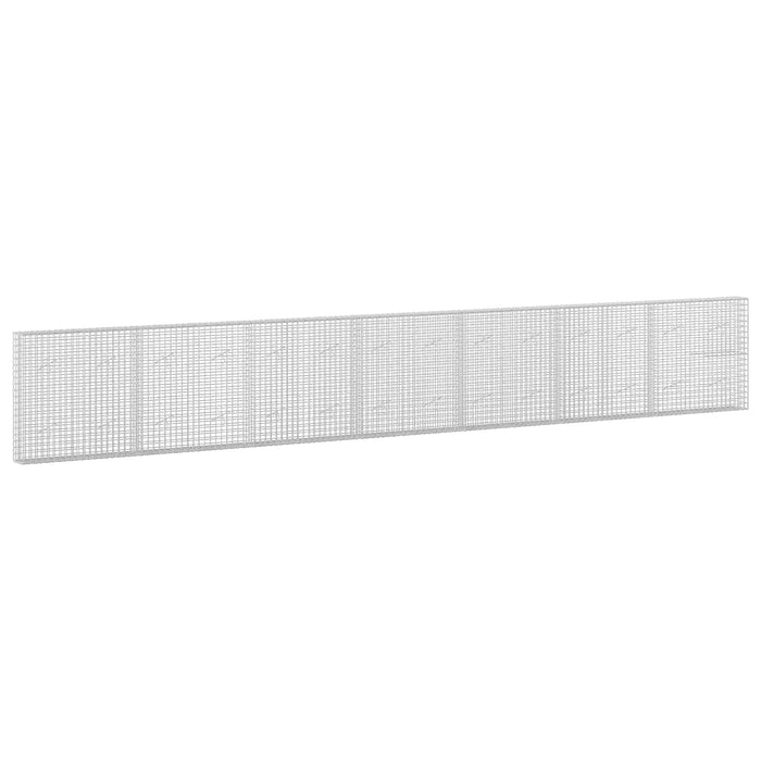 Gabion cu sârmă de 5 mm și plasă de 5x5 cm 700x20x100 cm WALTI