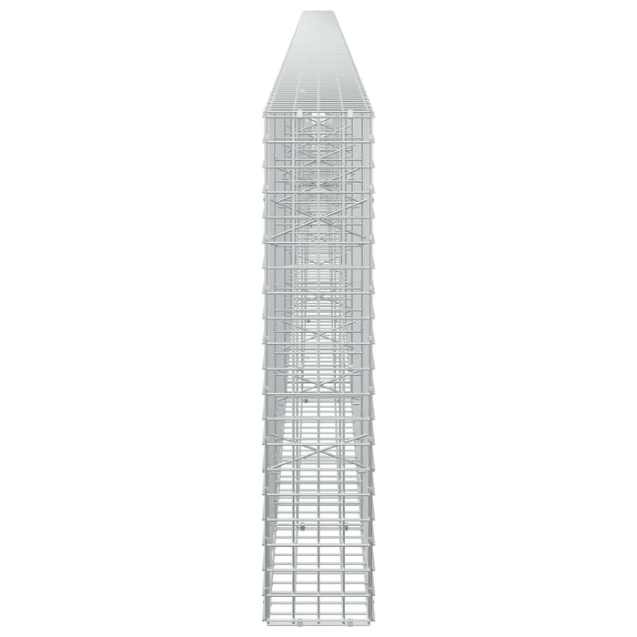 Gabion cu sârmă de 5 mm și plasă de 5x5 cm 750x20x100 cm WALTI