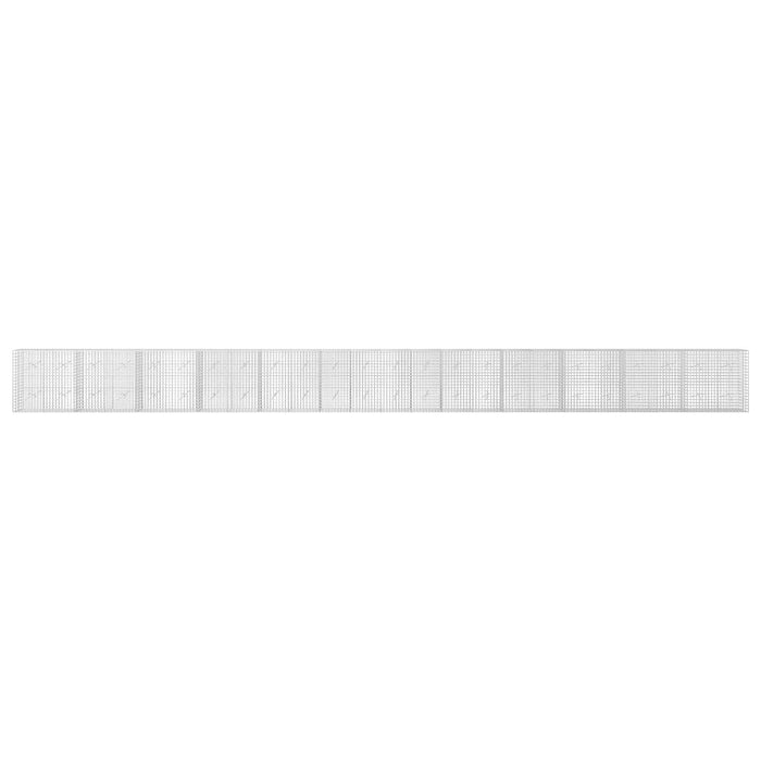Gabion cu sârmă de 5 mm și plasă de 5x5 cm 1200x20x100 cm WALTI