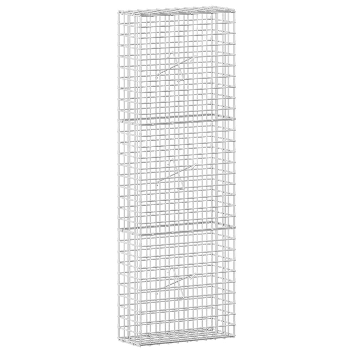 Gabion cu sârmă de 5 mm și plasă de 5x5 cm 50x20x150 cm WALTI