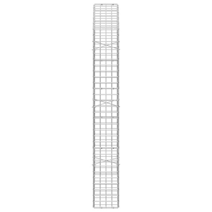 Gabion cu sârmă de 5 mm și plasă de 5x5 cm 50x20x150 cm WALTI