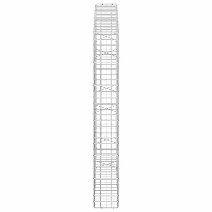 Gabion cu sârmă de 5 mm și plasă de 5x5 cm 100x20x150 cm WALTI